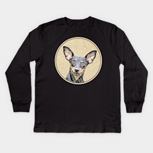 Miniature Pinscher Kids Long Sleeve T-Shirt